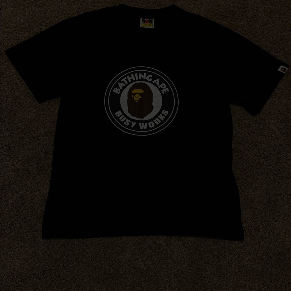 Black BathingApe Graphic T-Shirt